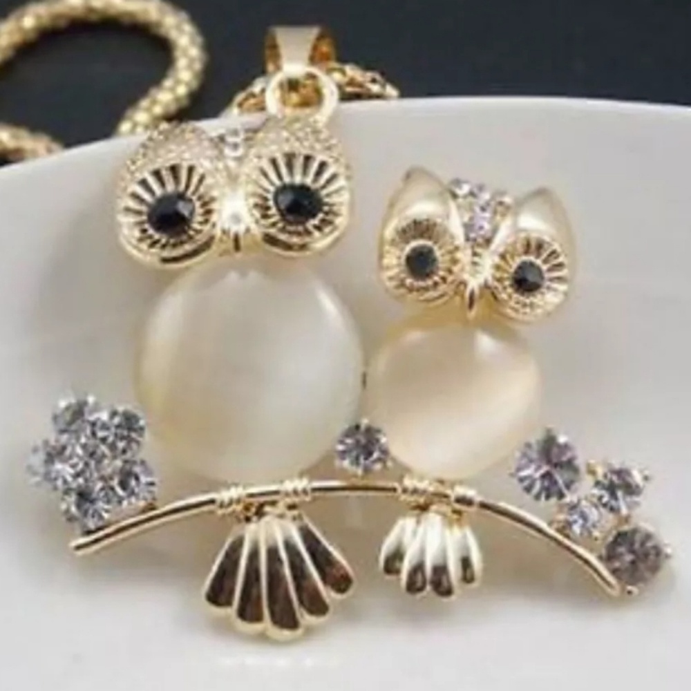 Betsey Johnson Owl Necklace